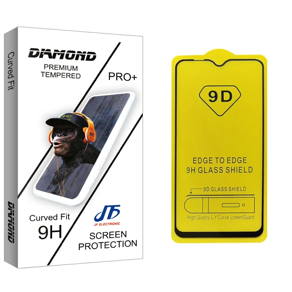 محافظ صفحه نمایش 9D جی اف مدل Diamond glass مناسب برای گوشی موبایل سامسونگ Galaxy A10