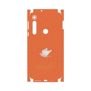 MAHOOT Minimalist origami bird-FullSkin Cover Sticker for Motorola One Macro