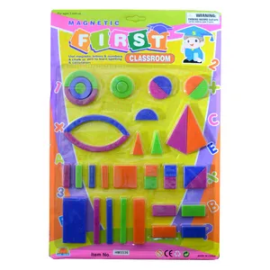 بازی آموزشی مدل اشکال هندسی مگنت دار مجموعه 38 عددی