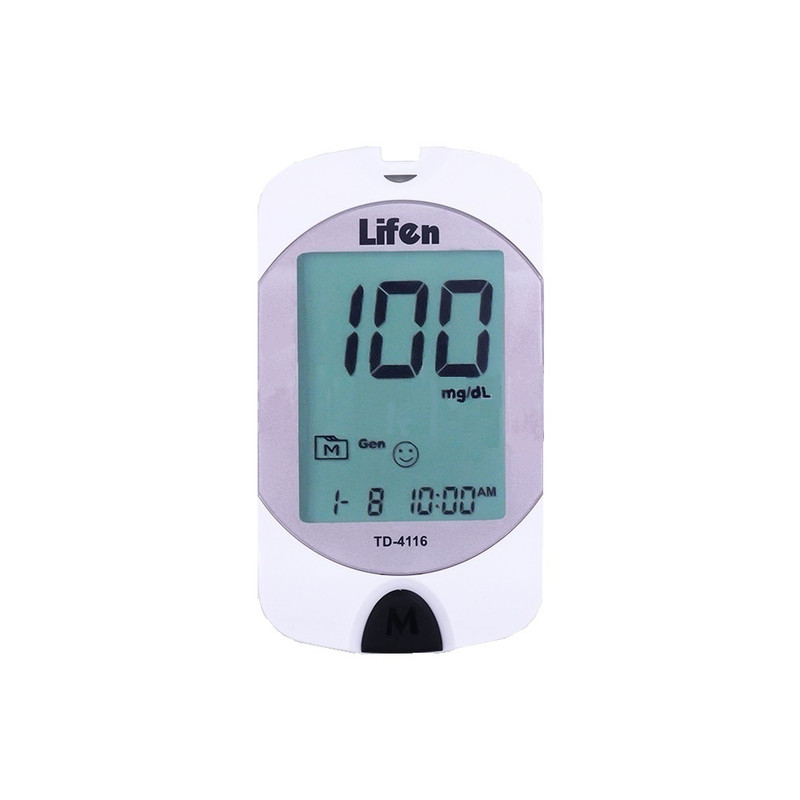 دستگاه تست قند خون لایفن مدل TD-4116 به همراه نوار تست قند خون بسته 50 عددی