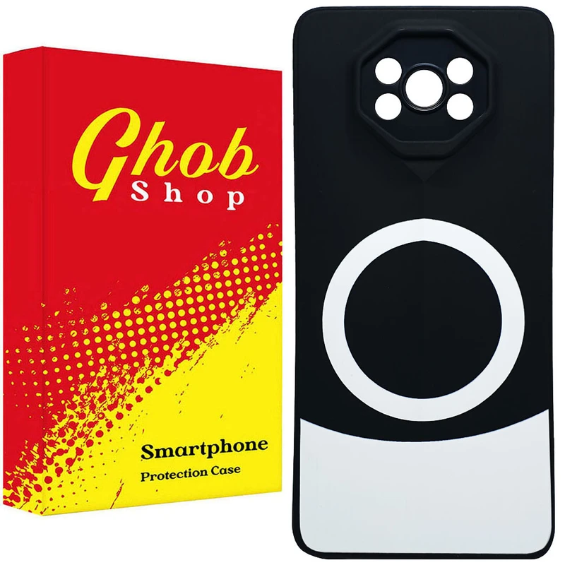 کاور قاب شاپ مدل مگ سیف طرح دو رنگ مناسب برای گوشی موبایل شیائومی Poco X3 / X3 Pro / X3 NFC