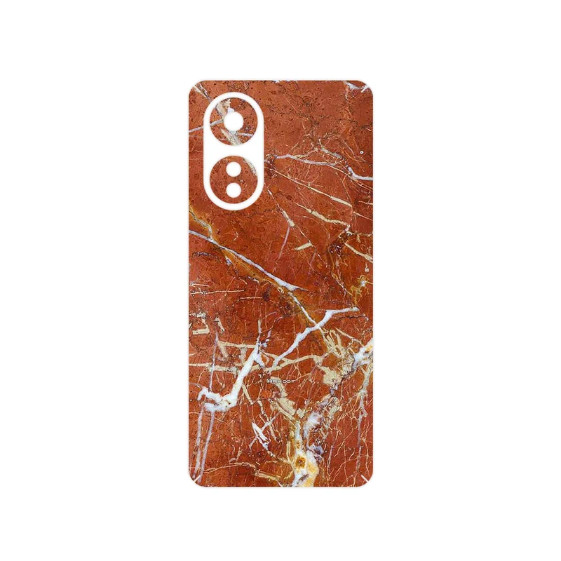 برچسب پوششی ماهوت مدل Red Marble مناسب برای گوشی موبایل اپو A58 4G