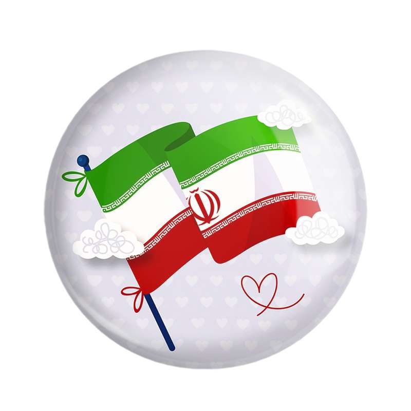 مگنت خندالو مدل پرچم ایران کد 23940 مگنت خندالو مدل پرچم ایران کد 23940