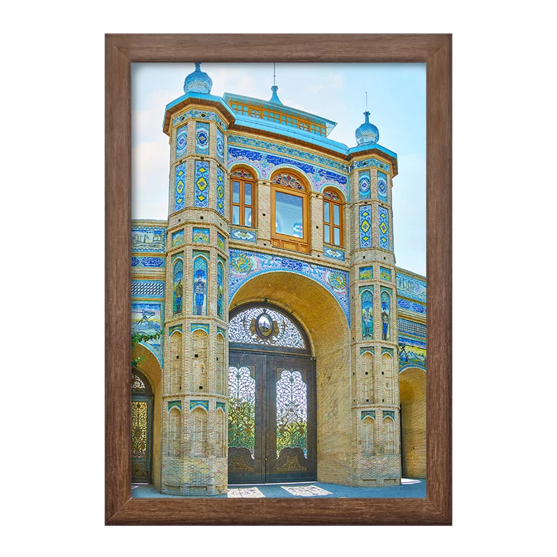 تابلو خندالو طرح سر در باغ ملی تهران کد 37353