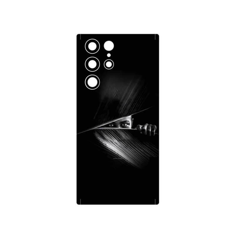 برچسب پوششی ماهوت مدل Black Portrait مناسب برای گوشی موبایل سامسونگ Galaxy S22 Ultra 5G