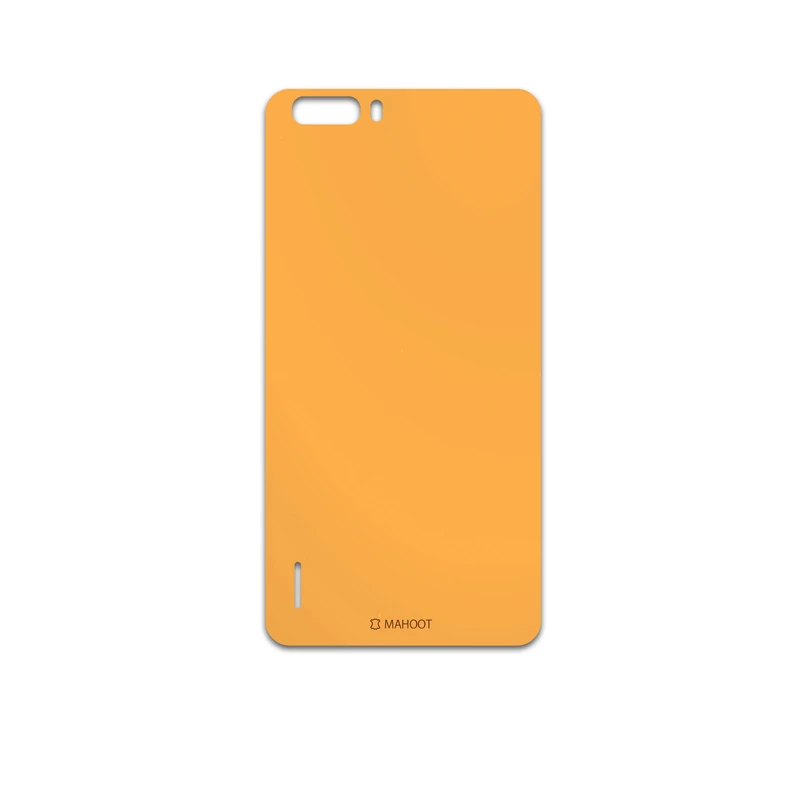 برچسب پوششی ماهوت مدل Matte-Orange مناسب برای گوشی موبایل آنر 6 Plus