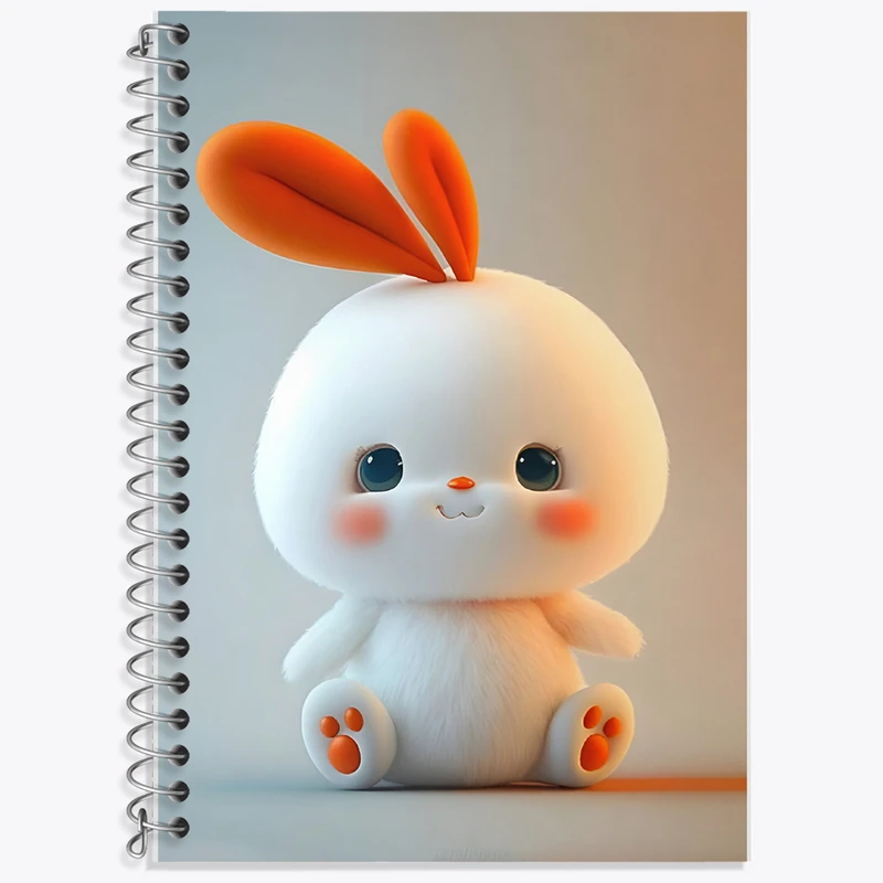 دفتر لغت 50 برگ خندالو طرح خرگوش بامزه کد F5752