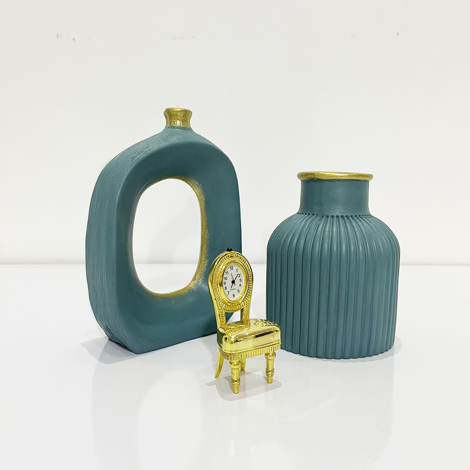 گلدان دکوری مدل MPSR101 مجموعه دو عددی