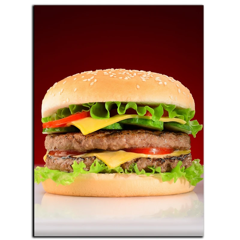 تابلو شاسی بکلیت طرح فست فود چیز برگر مدل SH-S1040