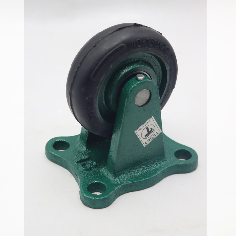 چرخ کفی‌دار تیزرو مدل ثابت کد YP-SABET-40*130*20MM