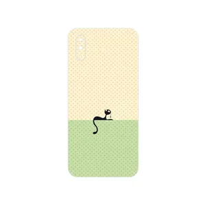 MAHOOT Minimal Internet Cat Icon Cover Sticker for Honor 9A