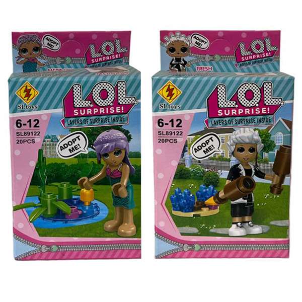 ساختنی اس ال تویز مدل LOL ال او ال کد 2-89122 بسته 2 عددی ساختنی اس ال تویز مدل LOL ال او ال کد 2-89122 بسته 2 عددی