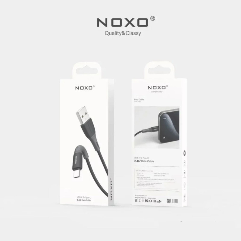 کابل تبدیل USB به USB -C نوکسو مدلCN-2 طول 1 متر