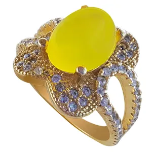 انگشتر زنانه ملک زیور مدل عقیق کد 515