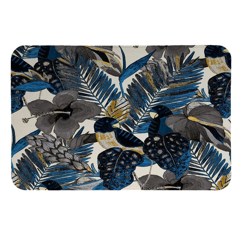  پادری طرح برگ کد 9242 سایز 50x80 سانتی متر