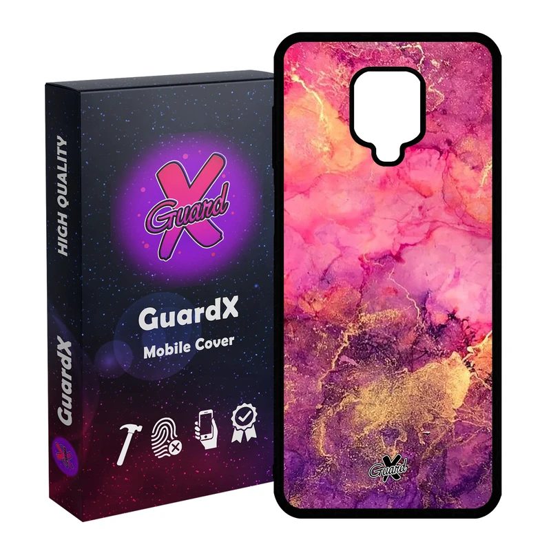 کاور گارد ایکس طرح ماربل مدل Glass10283 مناسب برای گوشی موبایل شیائومی Redmi Note 9S / Note 9 Pro / Note 9 Pro Max