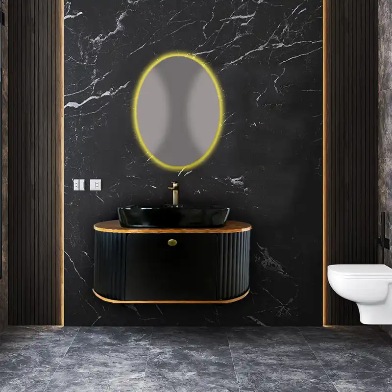 ست کابینت و روشویی مدل آنتیک به همراه باکس و آینه