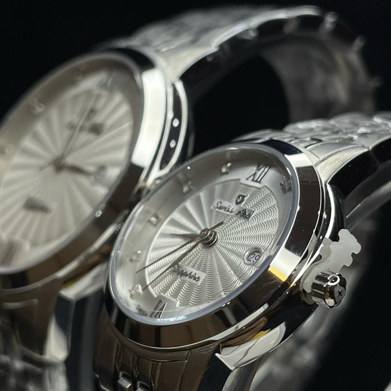 ست ساعت مچی عقربه‌ای زنانه و مردانه سوئیس آرت مدل 62001112-01