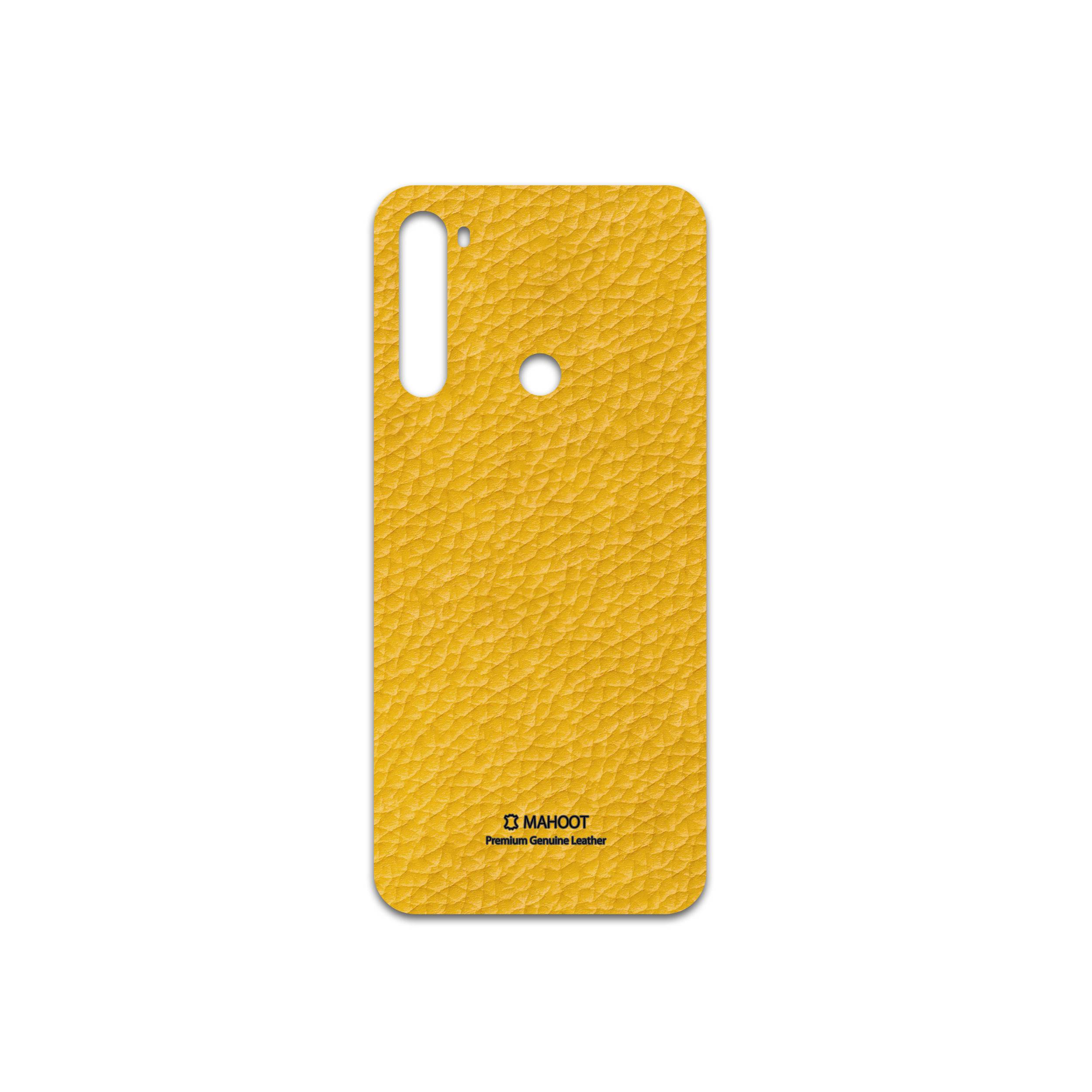 برچسب پوششی ماهوت مدل Mustard-Leather مناسب برای گوشی موبایل شیائومی Redmi Note 8T