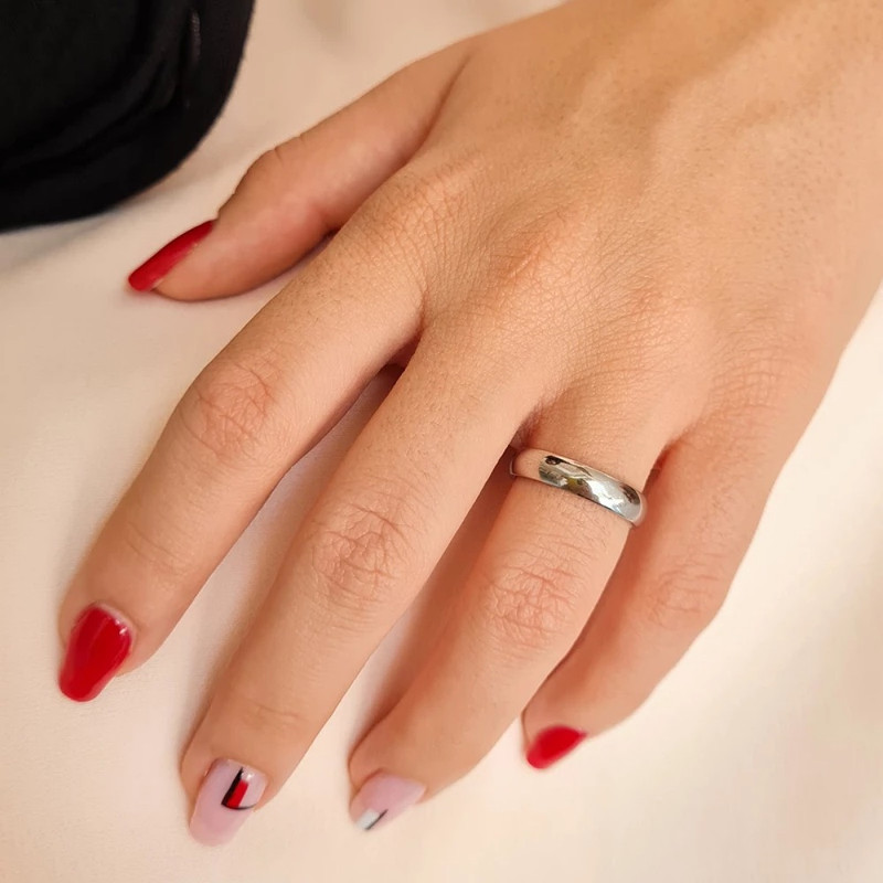 انگشتر رستاخیز مدل رینگ ساده استیل انگشتر رستاخیز مدل رینگ ساده استیل