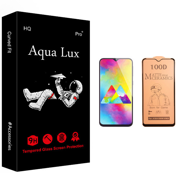 محافظ صفحه نمایش سرامیکی آکوا لاکس مدل +Pro مناسب برای گوشی موبایل سامسونگ Galaxy M20