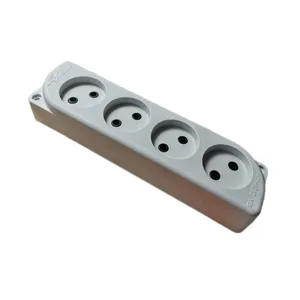 چندراهی برق وحدت الکتریک مدل پریز چهار خانه بدون کابل و کلید