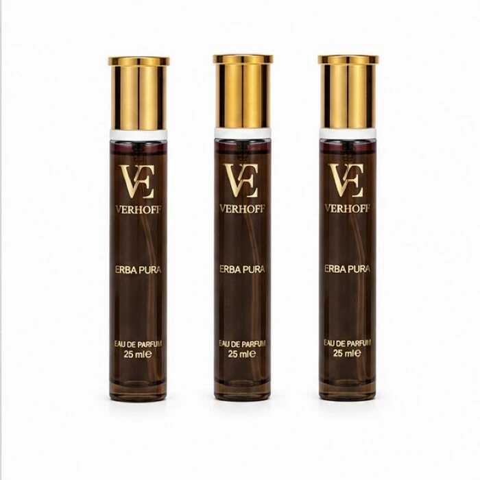 عطر جیبی زنانه ورهف مدل اربا پورا با رایحه شیرین حجم 25 میلی لیتر بسته 3 عددی