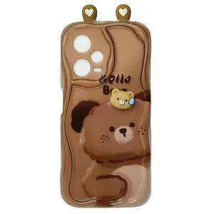 کاور قاب آوش طرح عروسکی مدل 323AA مناسب برای گوشی موبایل شیائومی REDMI NOTE12 PRO 5G