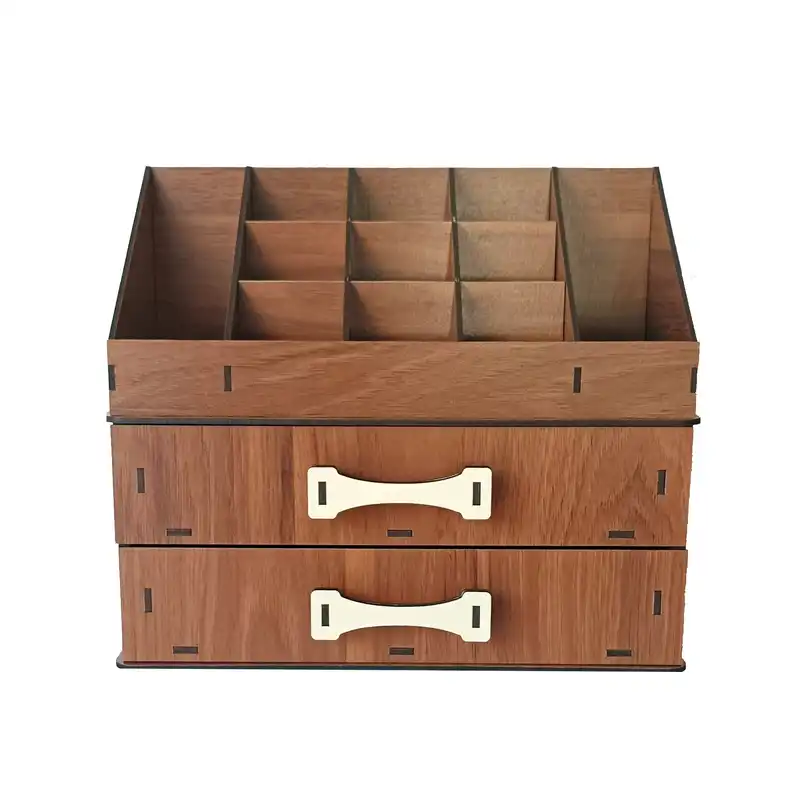 استند لوازم آرایشی چوب آرا طرح کلاسیک مدل Y1460