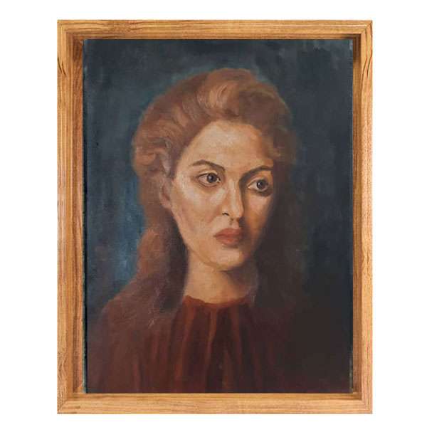 تابلو نقاشی رنگ روغن طرح پرتره کد 43