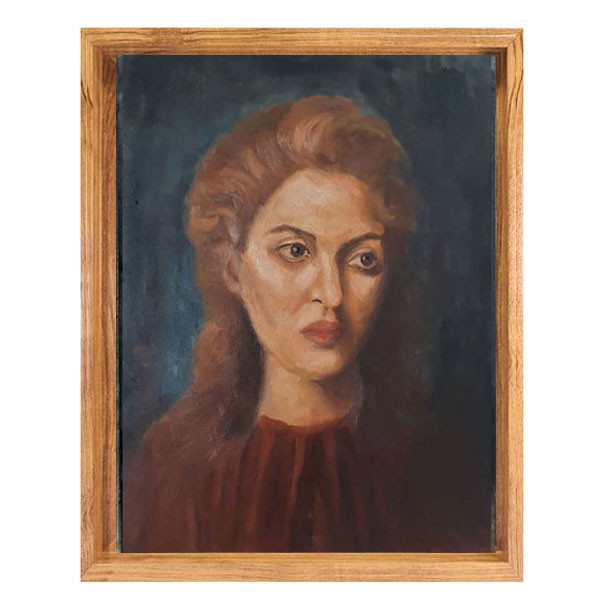 تابلو نقاشی رنگ روغن طرح پرتره کد 43