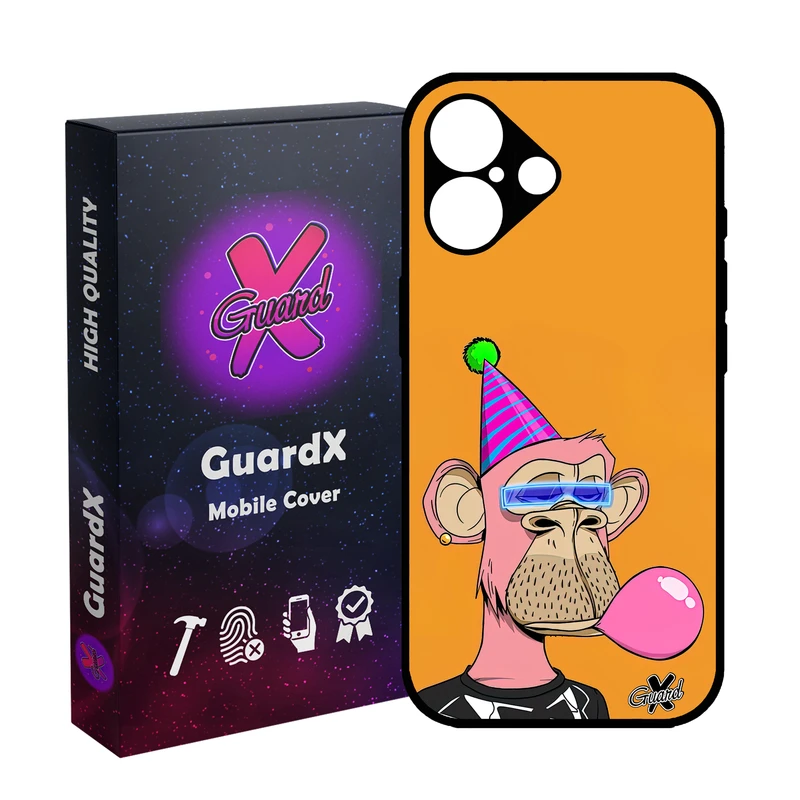 کاور گارد ایکس طرح میمون مدل 10433 مناسب برای گوشی موبایل اپل iPhone 16