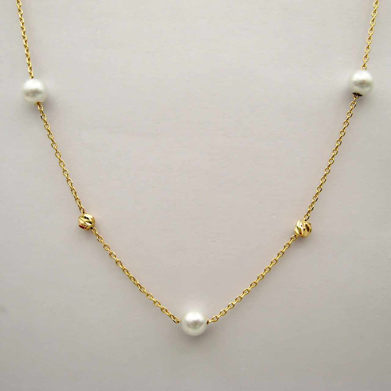 گردنبند طلا 18 عیار زنانه کاپانی کد KN047