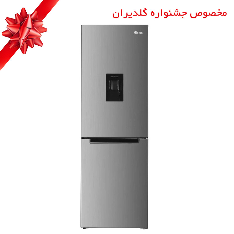 یخچال فریزر 18 فوت جی پلاس مدل GRF-P3117S، دارای آبریز دستی، با ارتفاع 184.3، پهنای 60 و عمق 67.2 سانتی متر، میزان مصرف انرژی A++، دارای 4 طبقه در یخچال و 3 طبقه در فریزر 