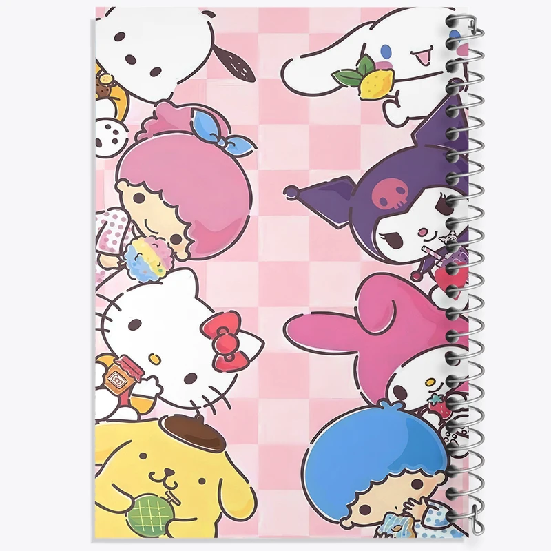 دفتر مشق 50 برگ خندالو طرح کرومی (Kuromi) کد N4796