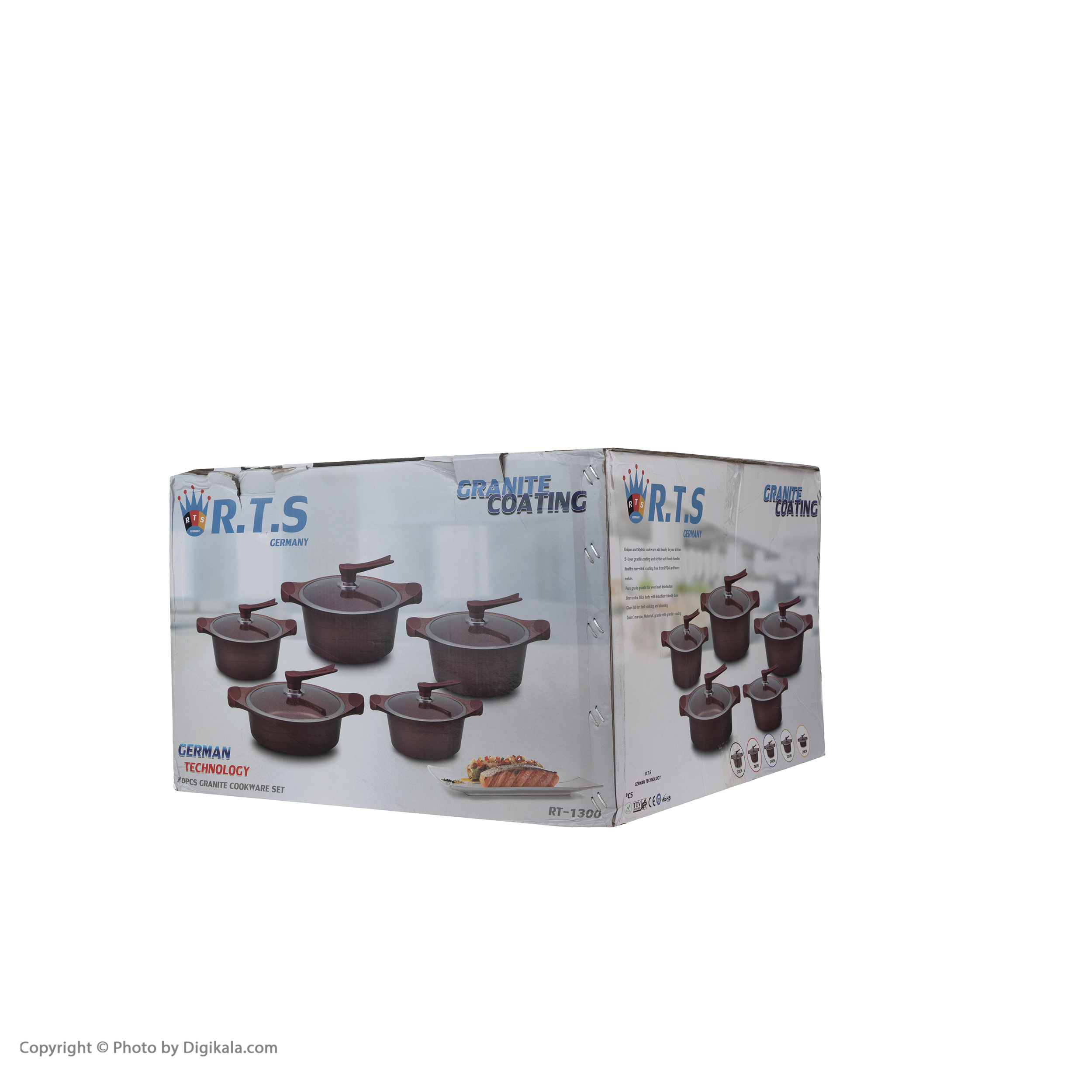 سرویس پخت و پز 10 پارچه آر.تی.اس مدل RT-1300
