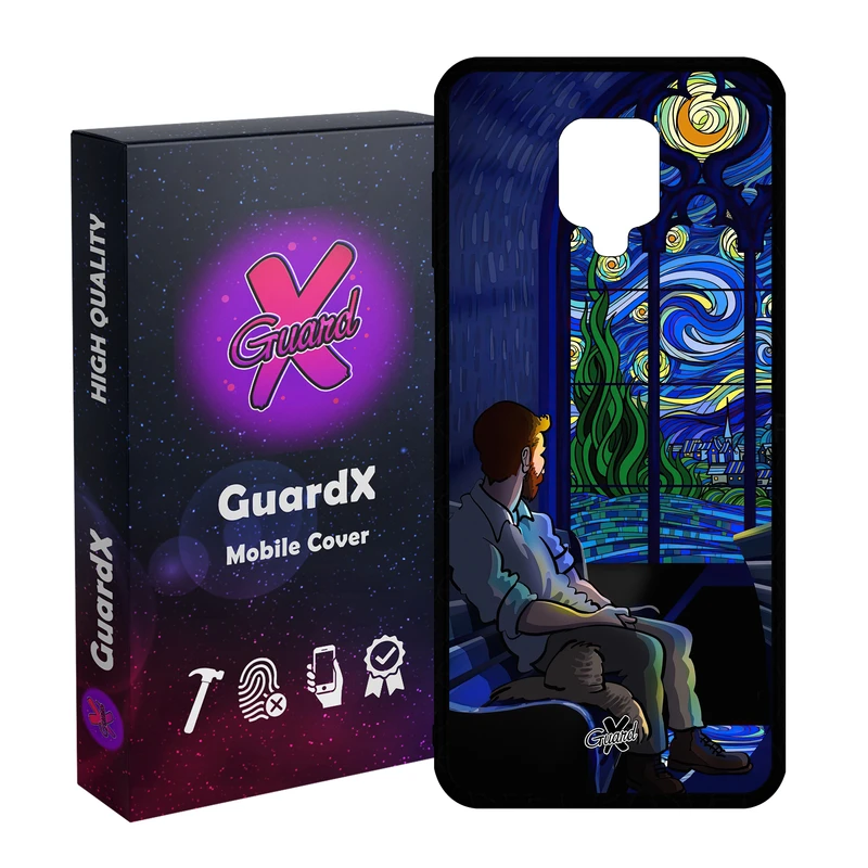 کاور گارد ایکس طرح Art مدل Glass10583 مناسب برای گوشی موبایل شیائومی Redmi Note9 Pro/Note 9 Pro Max/Redmi Note 9S/MI Poco M2 Pro