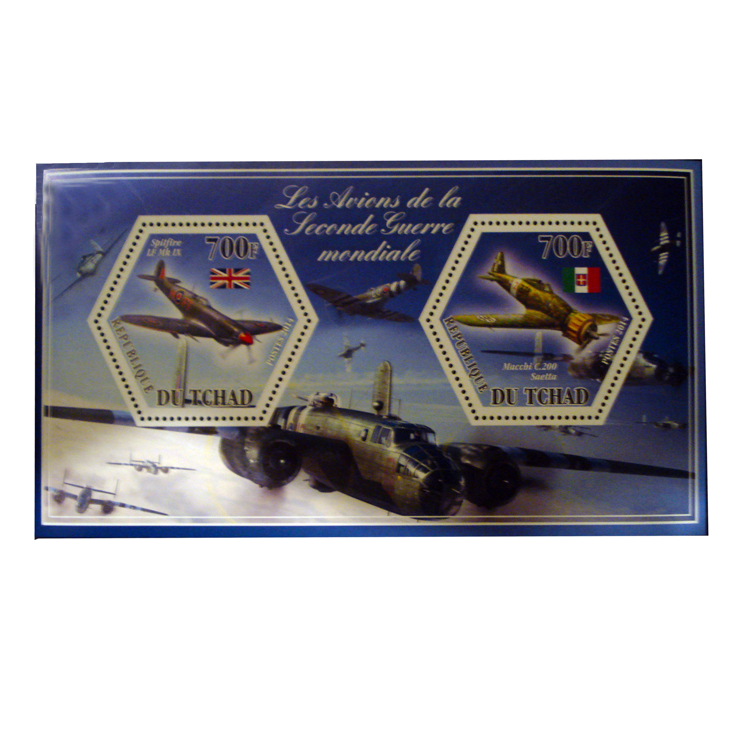 تمبر یادگاری مدل هواپیما کد bc-1293 مجموعه 2 عددی