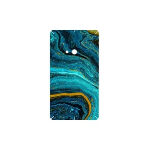 MAHOOT Turquoise marblewith golden streaks Cover Sticker for Nokia Lumia 625