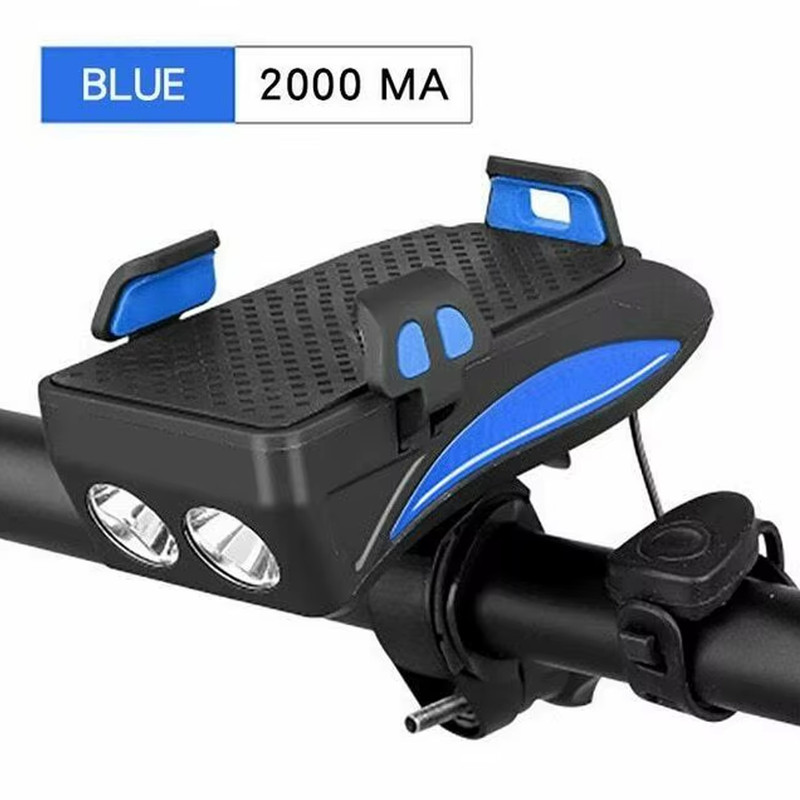 چراغ جلوی دوچرخه مدل 3 کاره کد 2000MAH