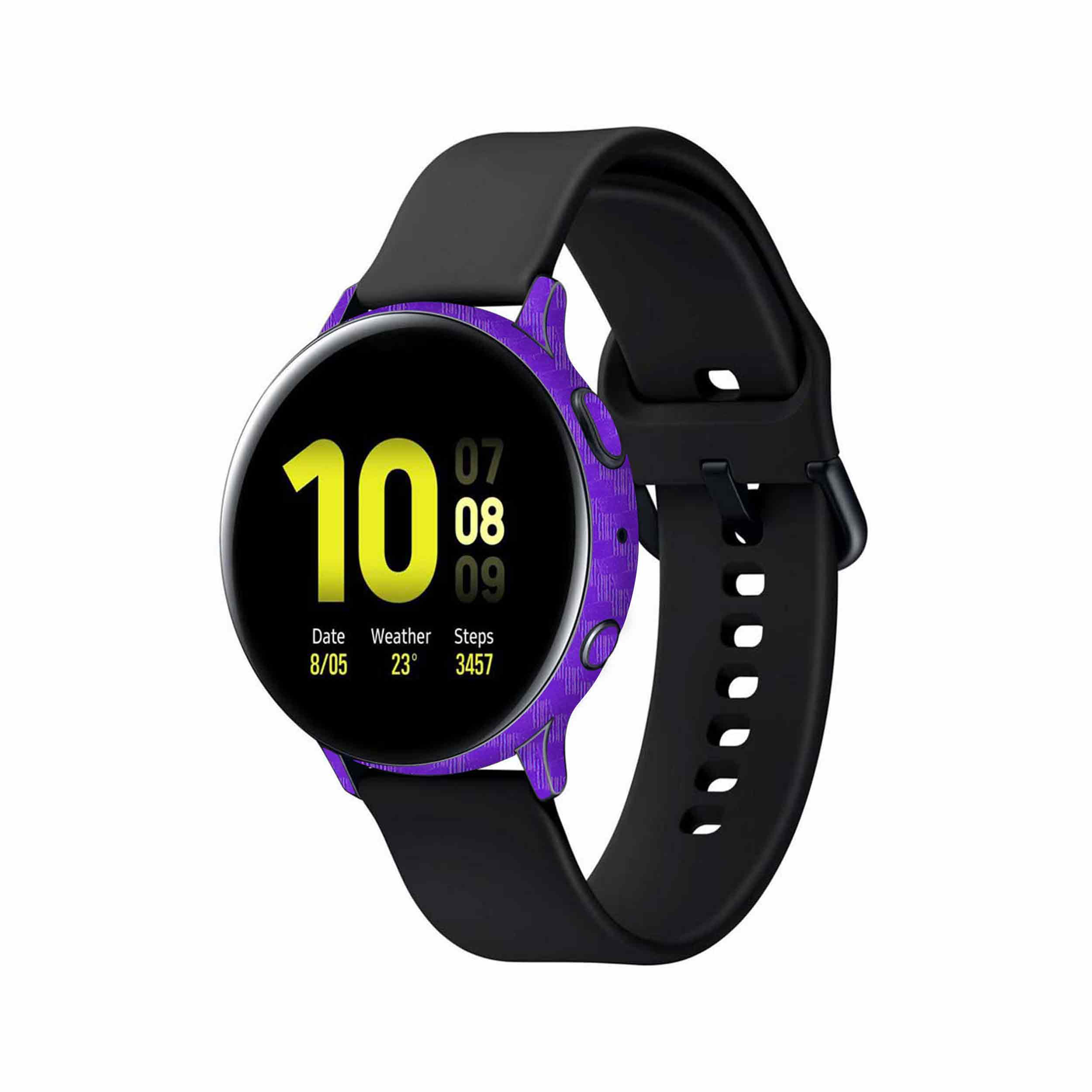 برچسب ماهوت طرح Purple-Fiber مناسب برای ساعت هوشمند سامسونگ Galaxy Watch Active 2 44mm