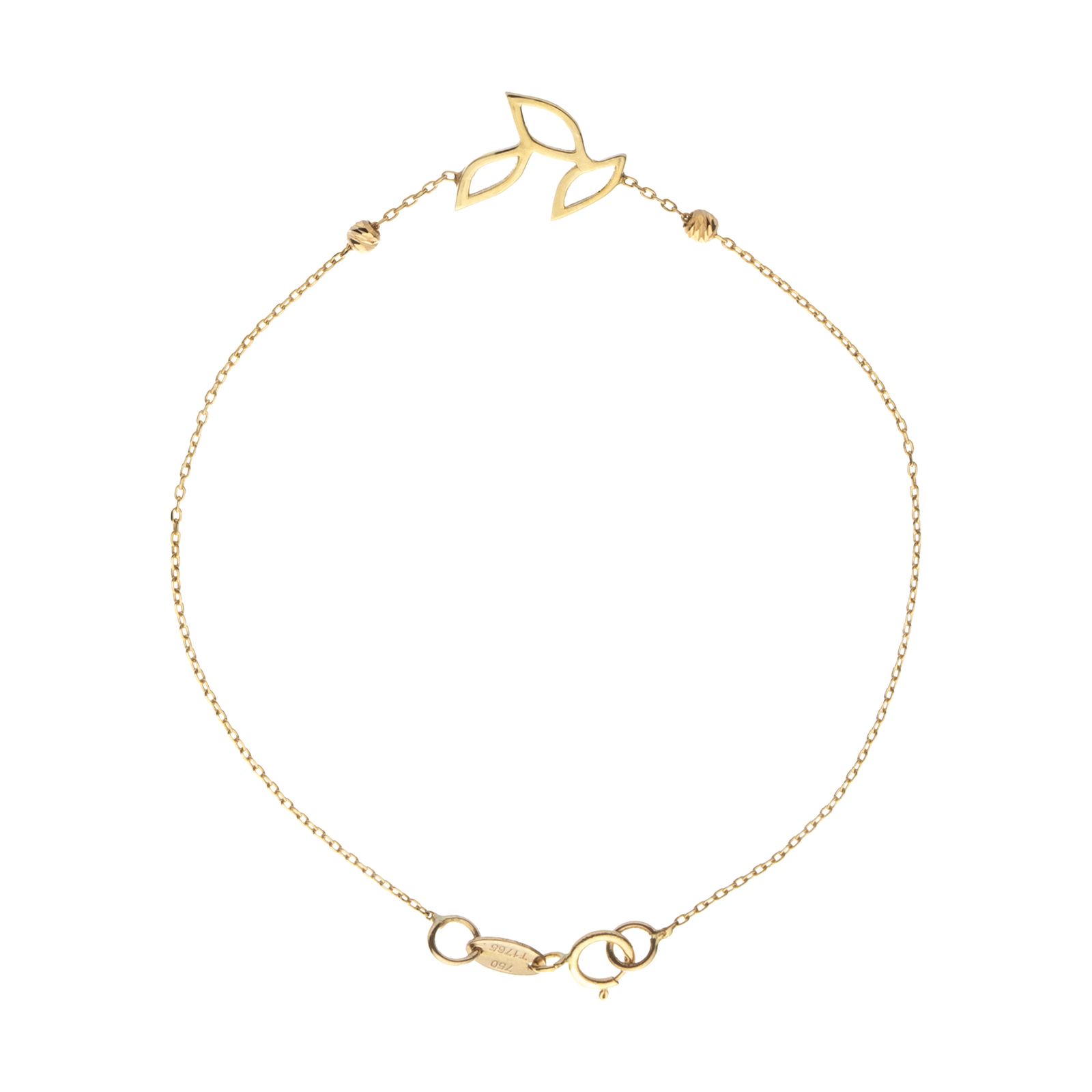 دستبند طلا 18 عیار زنانه مایا ماهک مدل MB1163