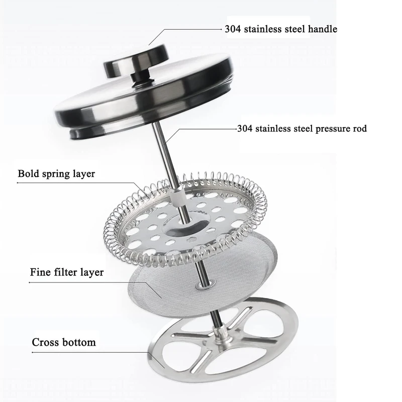 عکس شماره 6 : فرنچ پرس ناتالی کد 1369n گنجایش 400 میلی لیتر