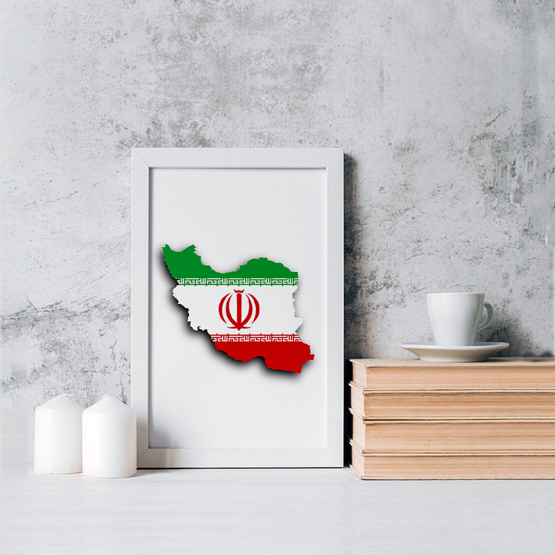 تابلو خندالو مدل پرچم ایران کد 20505 تابلو خندالو مدل پرچم ایران کد 20505