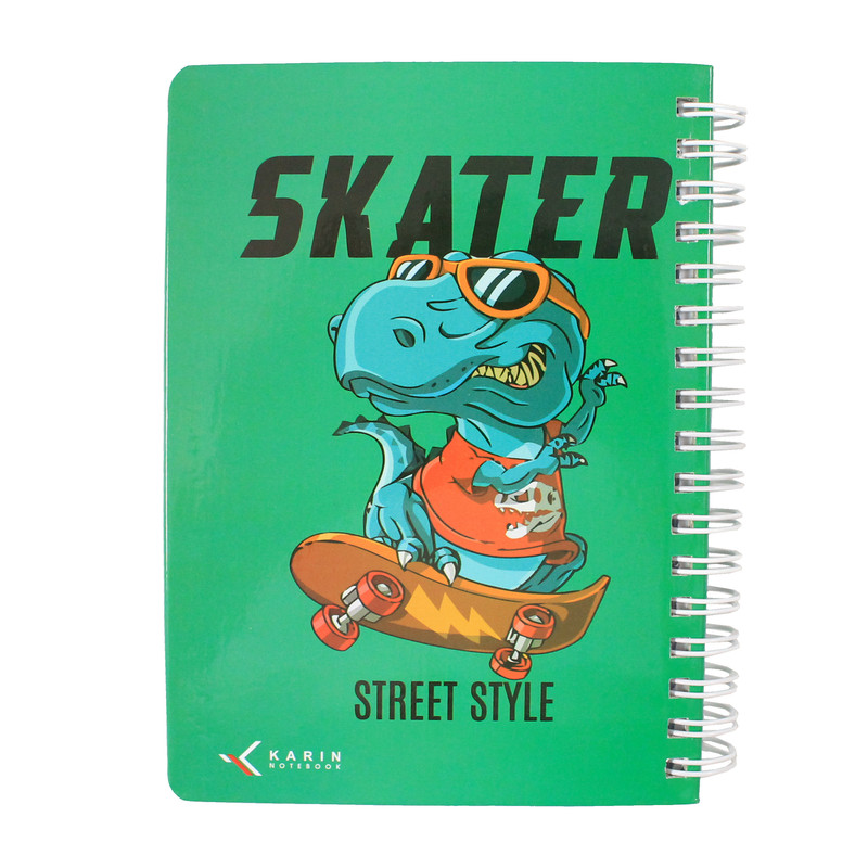 دفتر یادداشت ۸۰ برگ کارین مدل SKATER