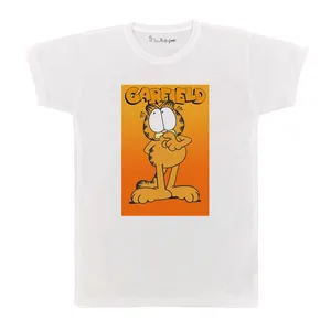 تی شرت آستین کوتاه بچگانه پرمانه طرح گارفیلد کد pmt.7647