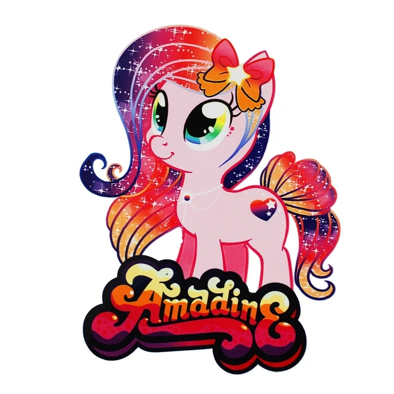 استیکر پارچه و لباس کارانس مدل پونی کد AST-17 بسته 2 عددی