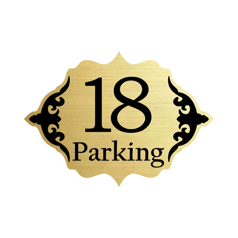 تابلو راهنما طرح 1 مدل تابلو پارکینگ واحد 18