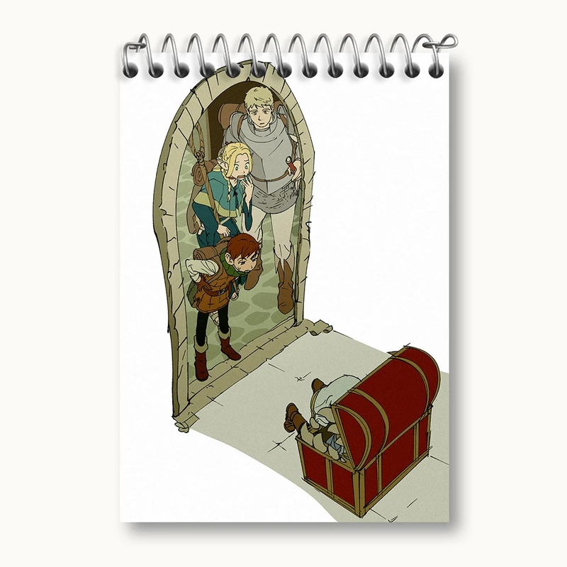 دفتر یادداشت 50 برگ خندالو مدل مارسیل انیمه خوشمزه در سیاه چال کد 35944