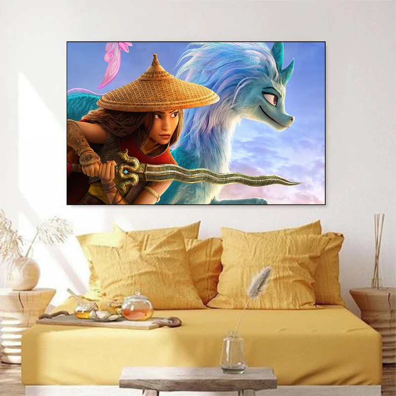 تابلو شاسی مدل انیمیشن رایا و آخرین اژدها کد 3235